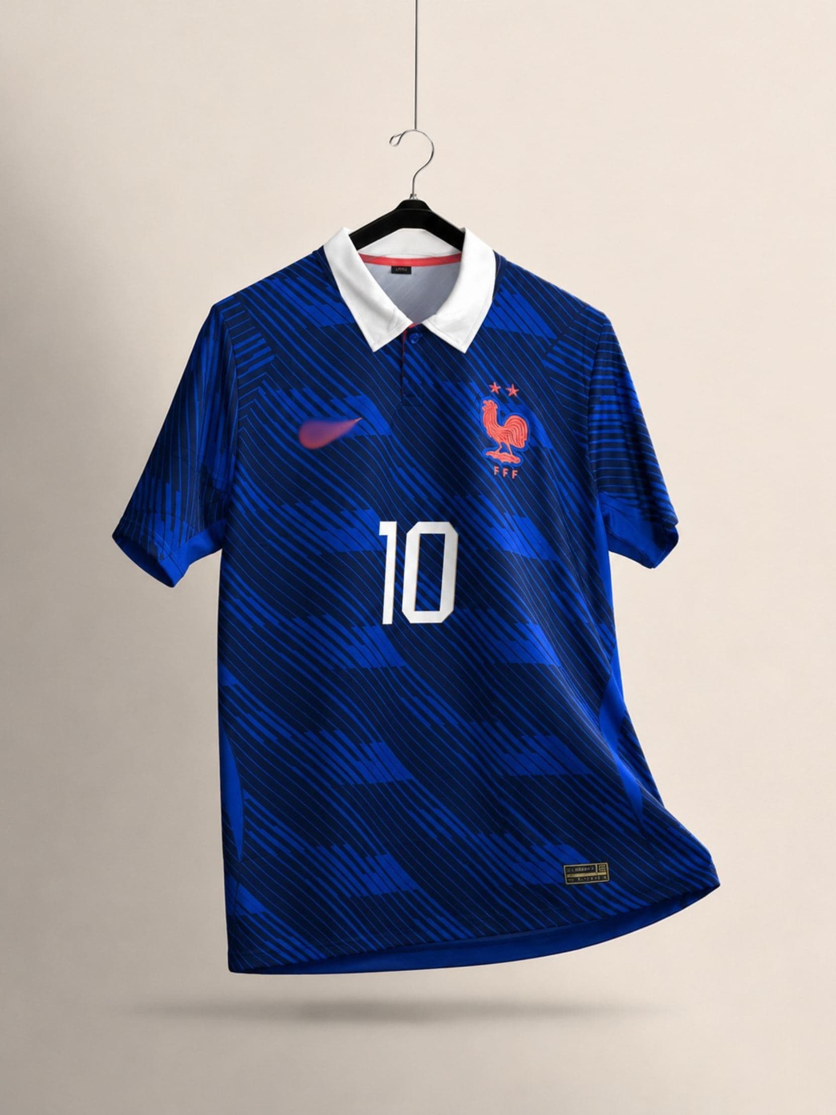 FRANCE MBAPPE HOME EMBROIDERY JERSEY WORLD  CUP 2026