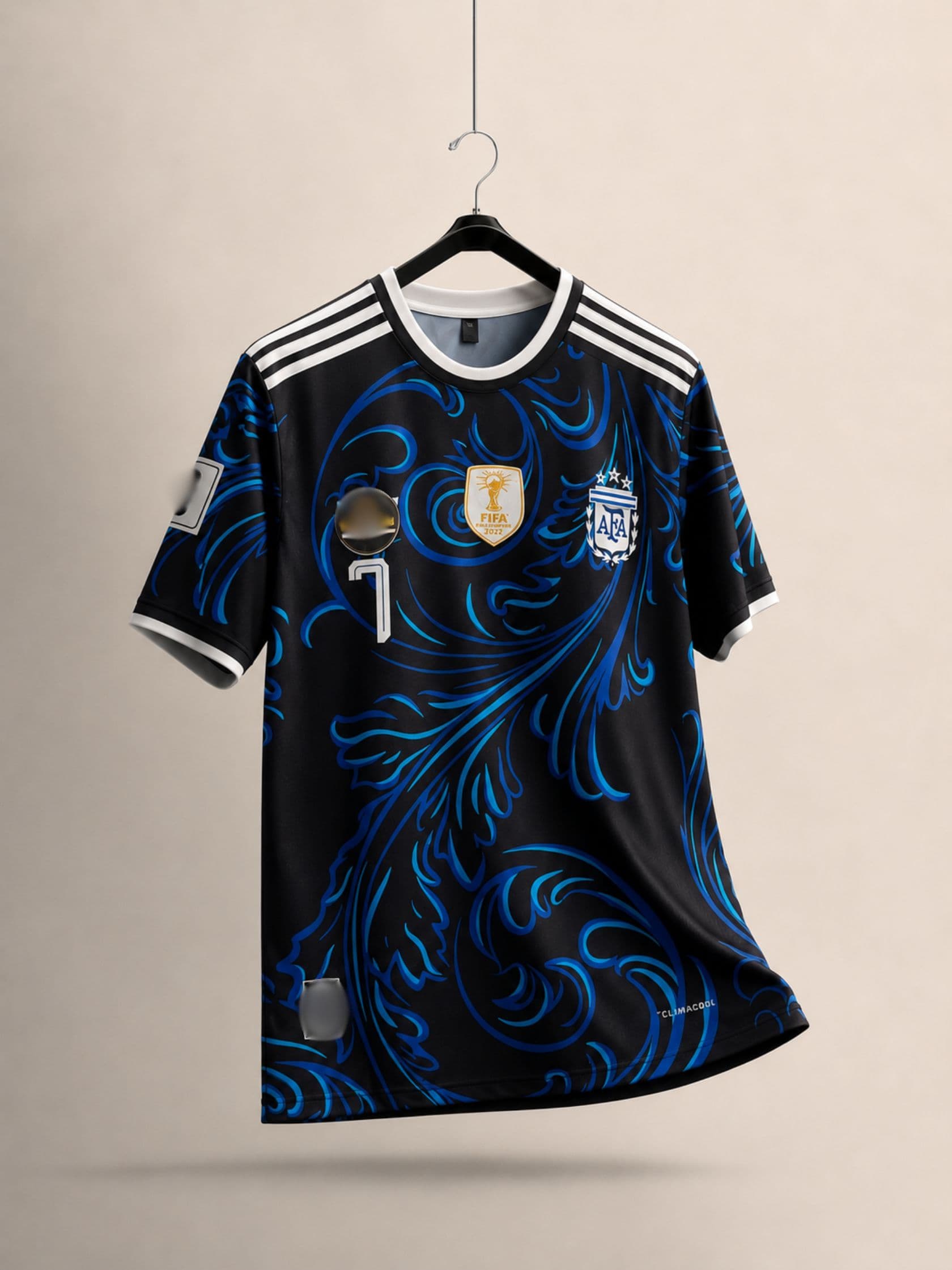ARGENTINA DE PAUL AWAY SUBLIMATION JERSEY WORLD CUP 2026