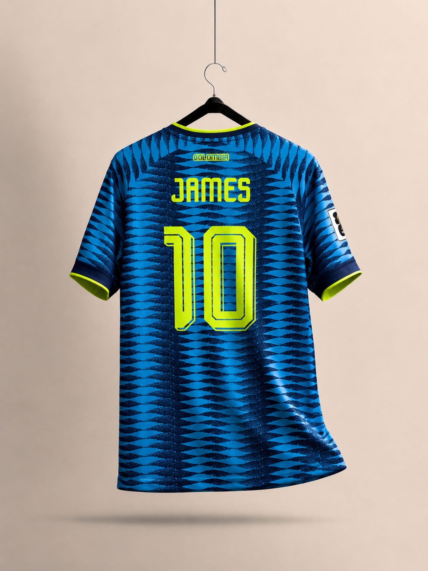 COLOMBIA JAMES AWAY SUBLIMATION JERSEY WORLDCUP 2026 alternate view