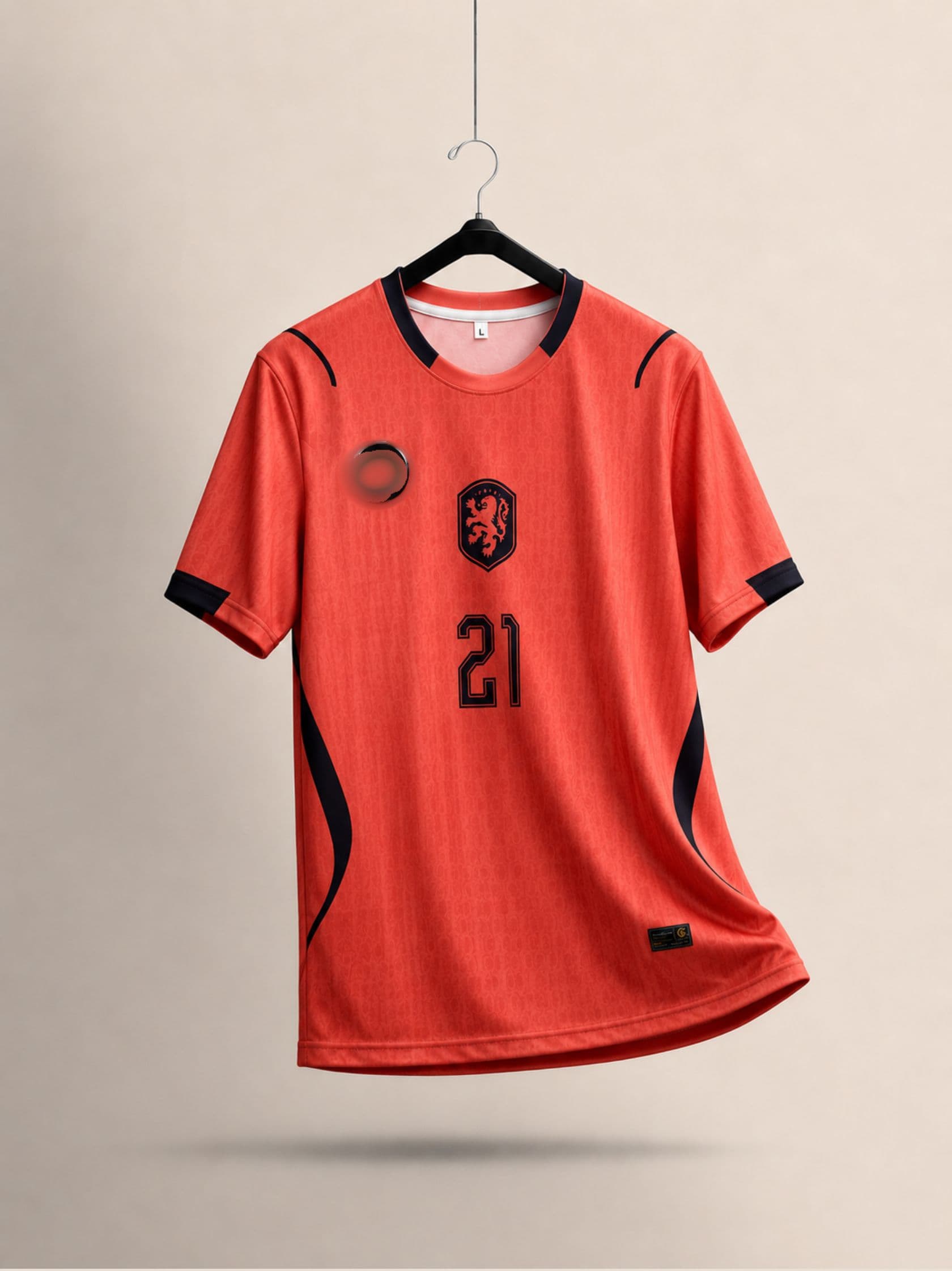 NETHERLAND DE JONG HOME SUBLIMATION JERSEY WORLDCUP 2026
