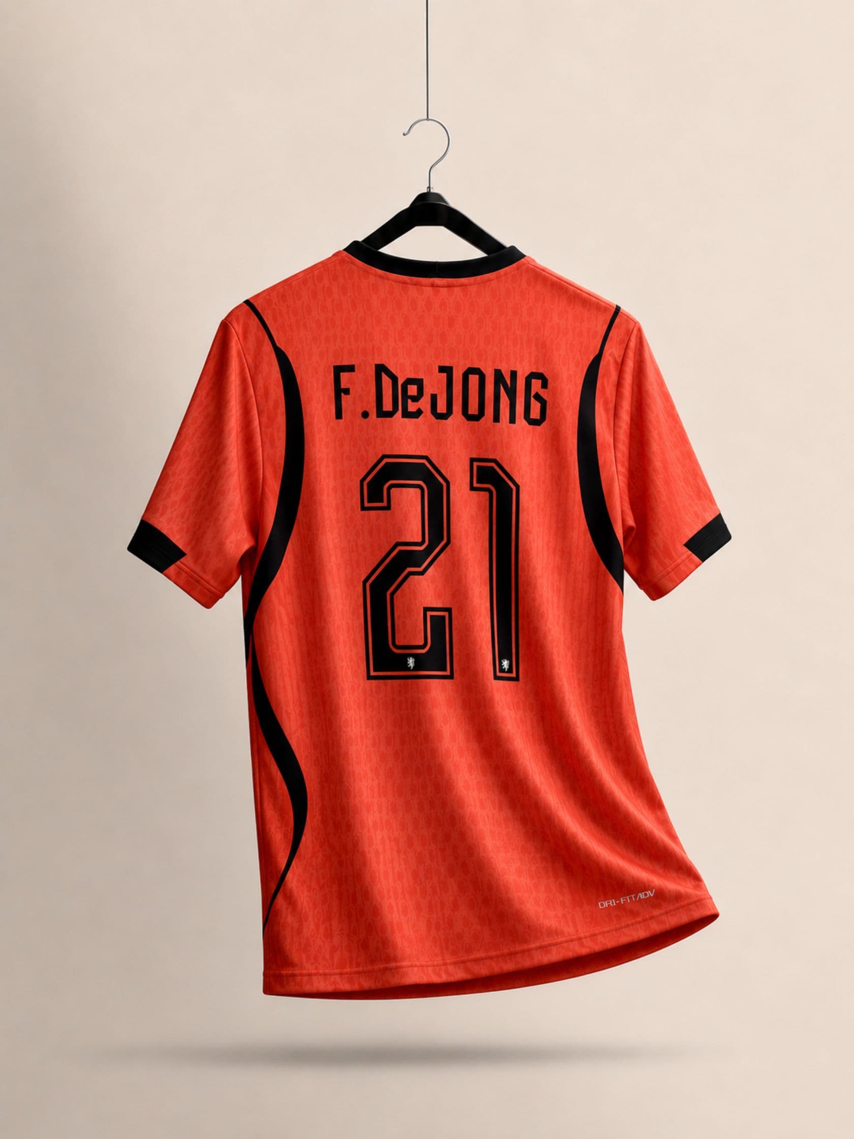 NETHERLAND DE JONG HOME SUBLIMATION JERSEY WORLDCUP 2026 alternate view