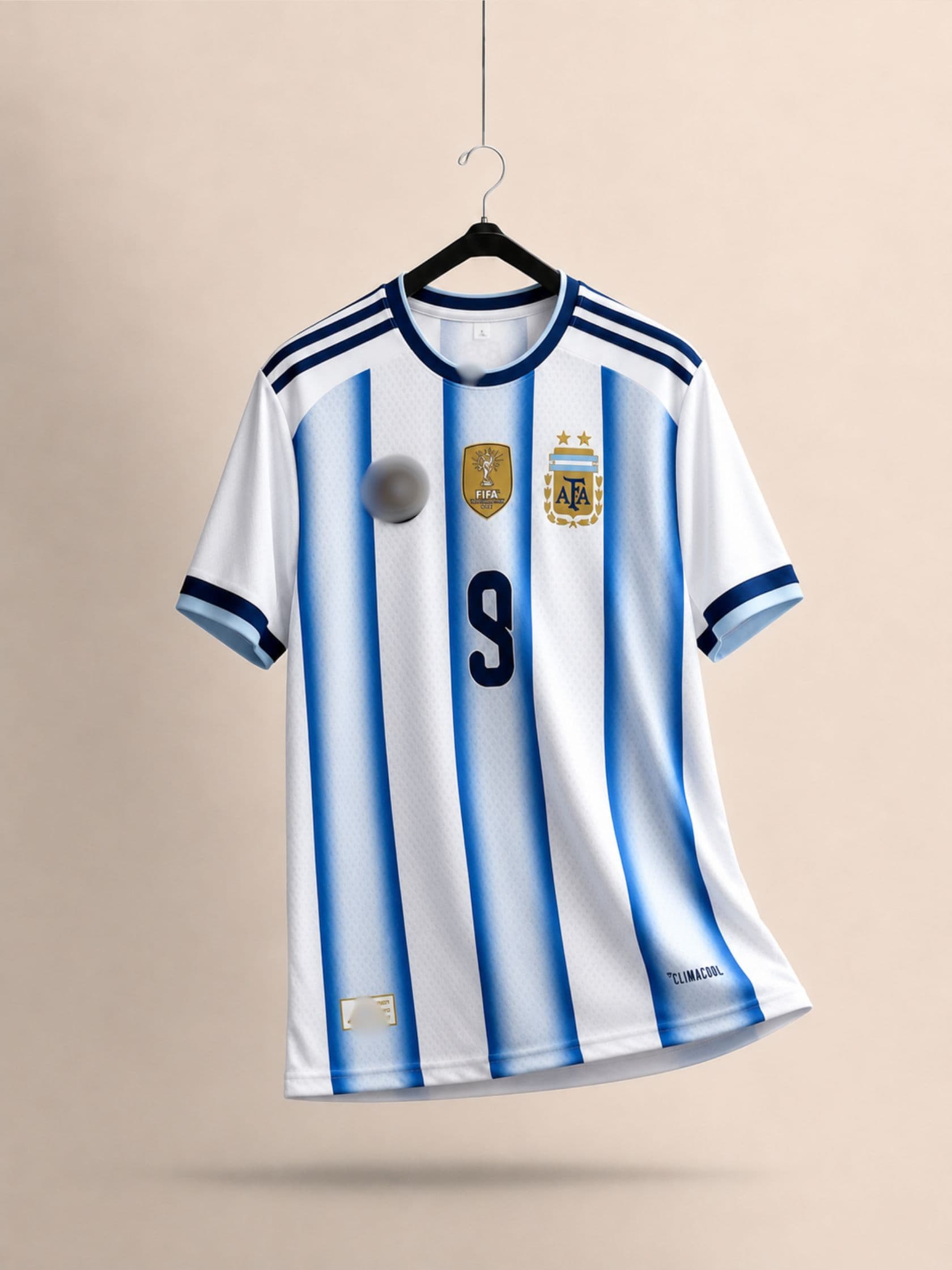 ARGENTINA ALVAREZ HOME SUBLIMATION JERSEY WORLDCUP 2026