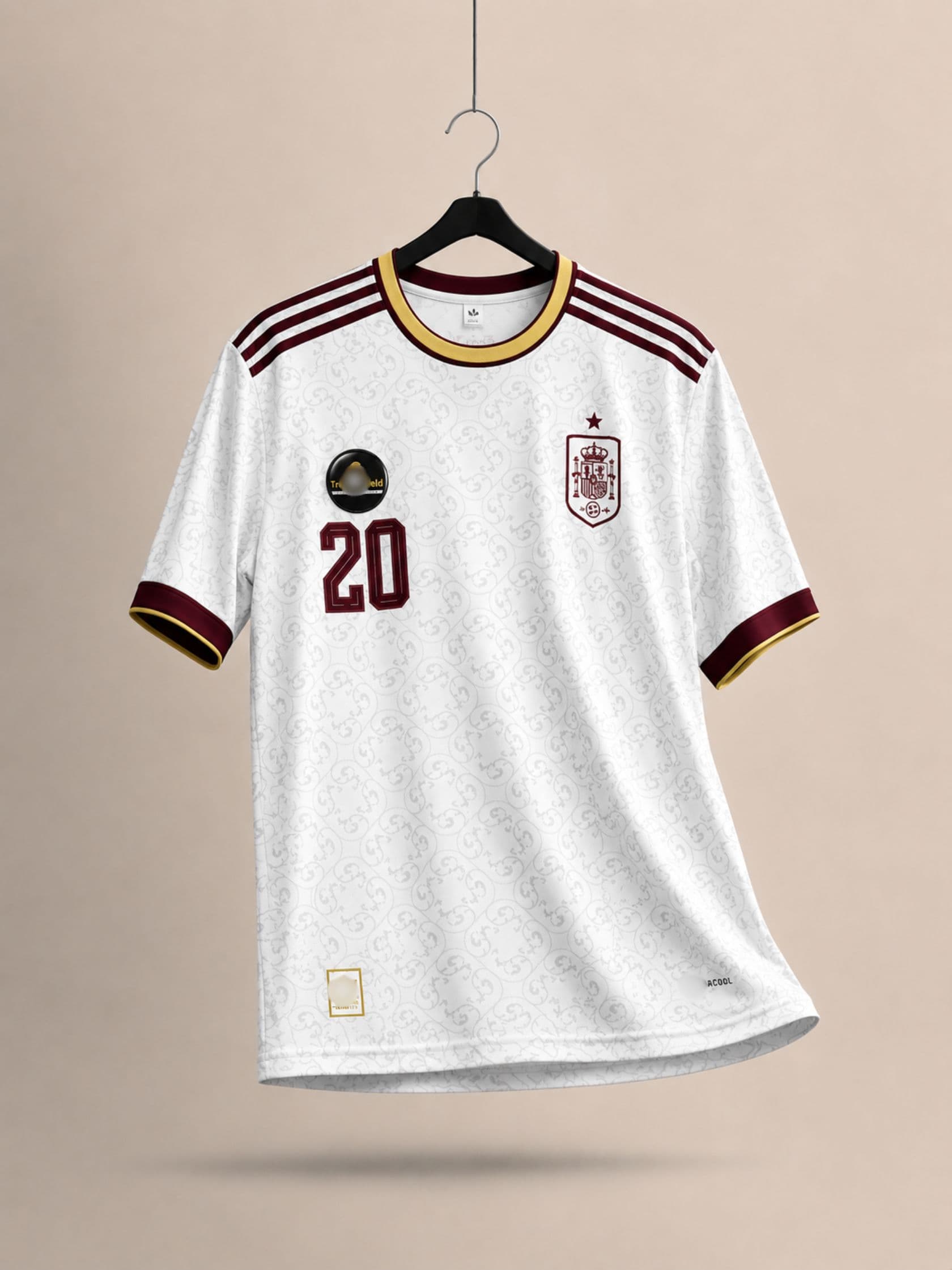 SPAIN PEDRI AWAY SUBLIMATION JERSEY WORLDCUP 2026