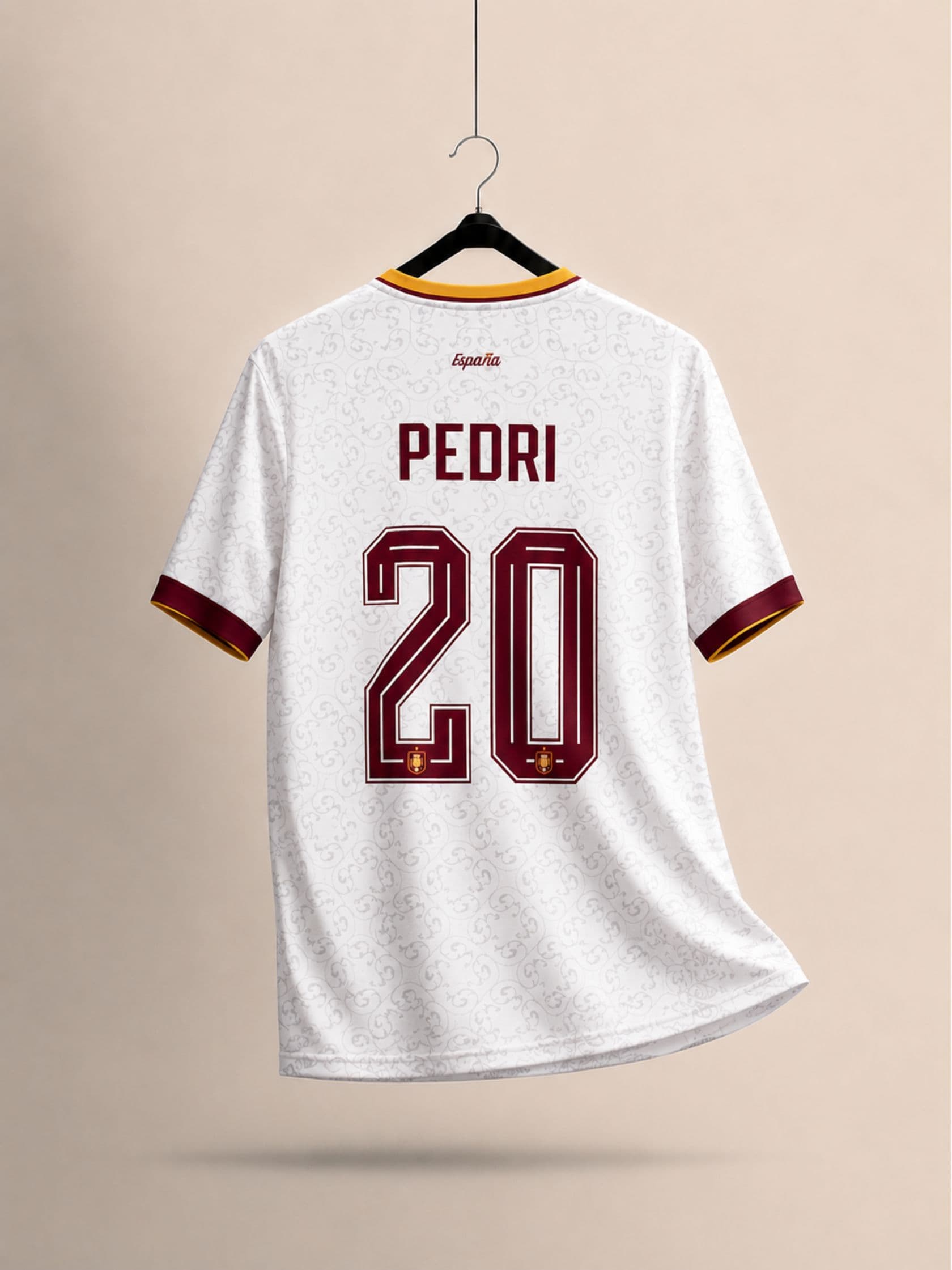 SPAIN PEDRI AWAY SUBLIMATION JERSEY WORLDCUP 2026 alternate view
