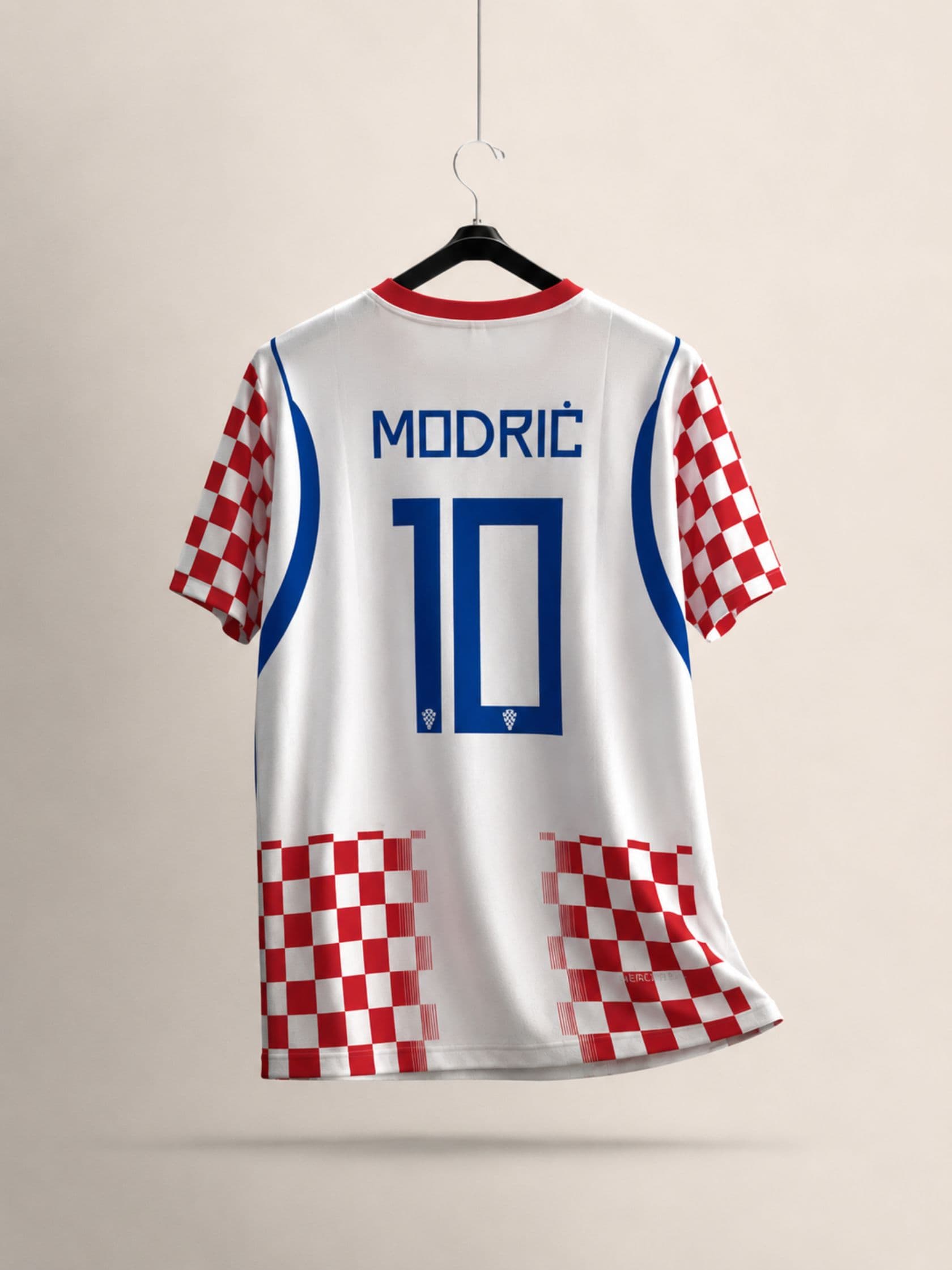 CROATIA MODRIC HOME SUBLIMATION JERSEY WORLDCUP 2026 alternate view