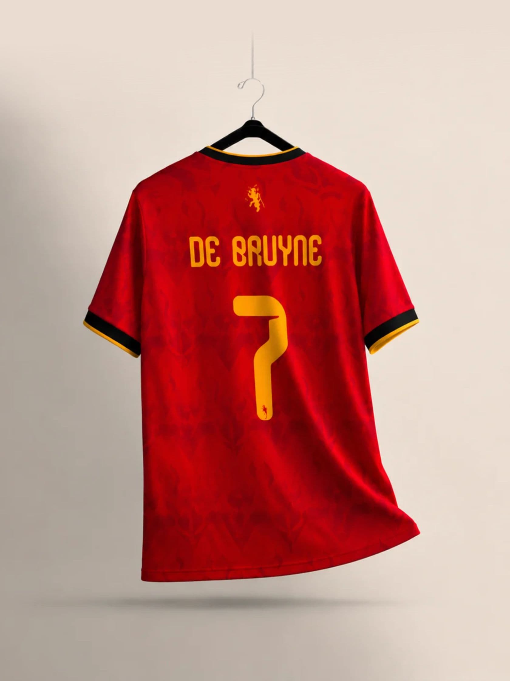 BELGIUM DEBRUYNE HOME SUBLIMATION JERSEY WORLDCUP 2026 alternate view