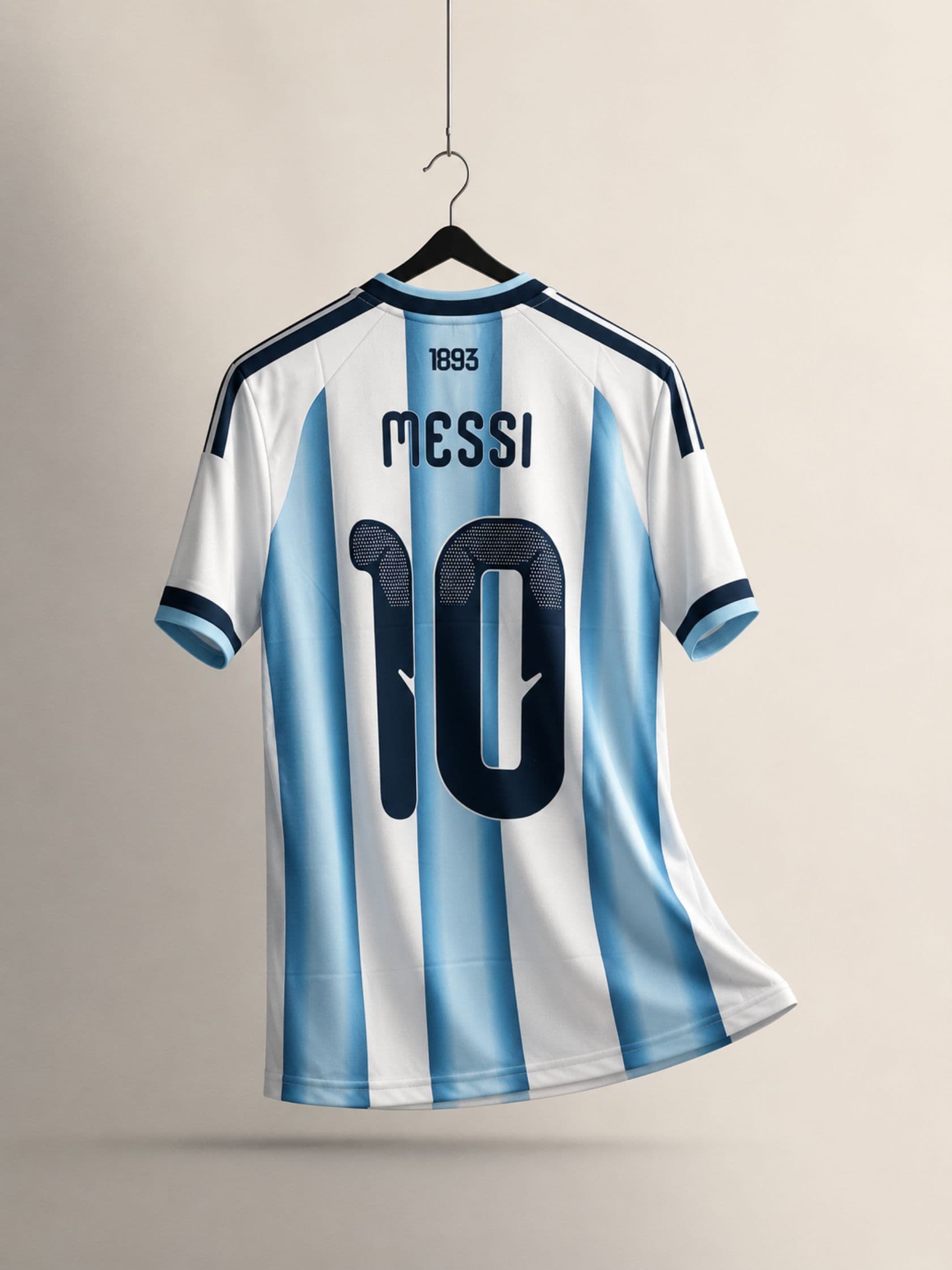 ARGENTINA MESSI HOME EMBROIDERY JERSEY WORLDCUP 2026 alternate view