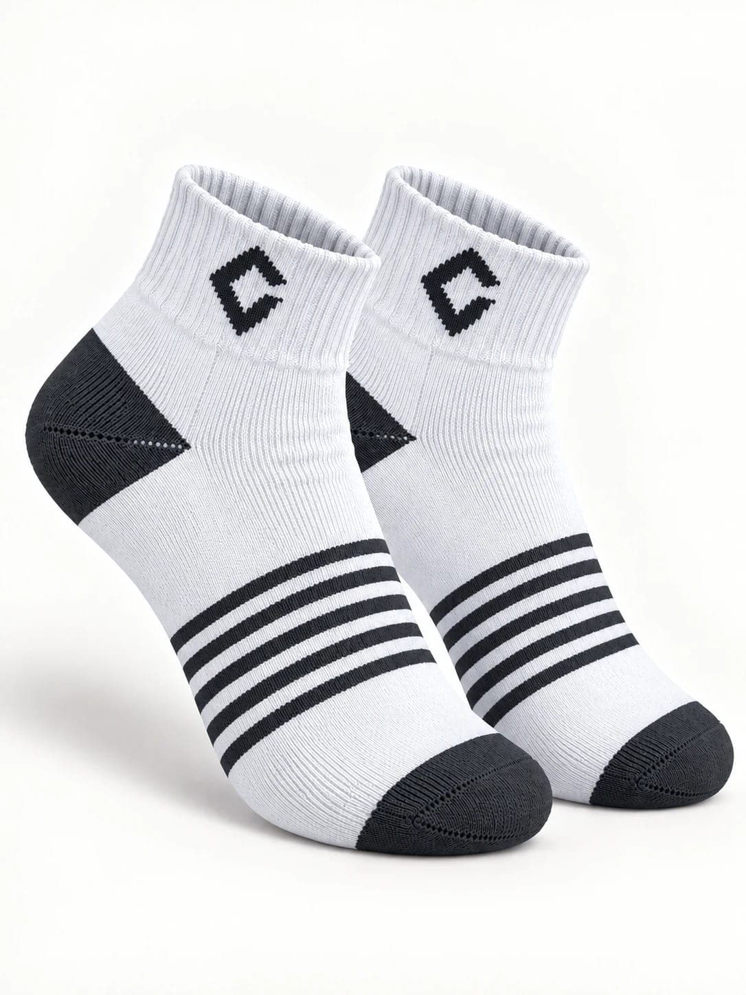 white & black