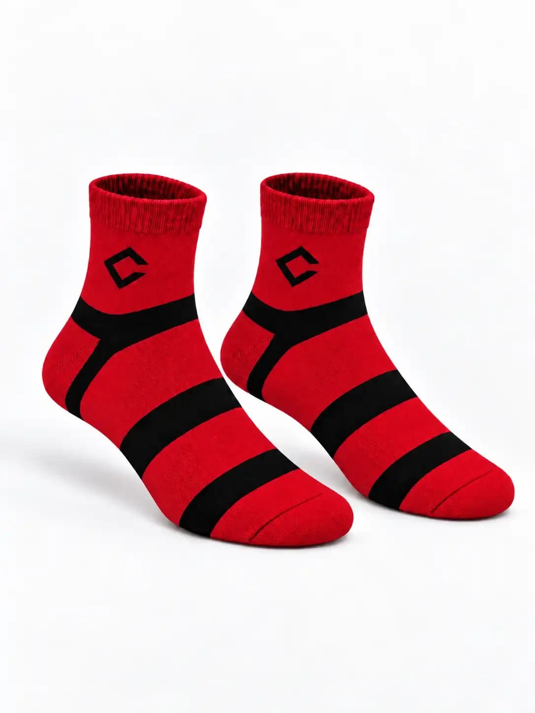 red & black
